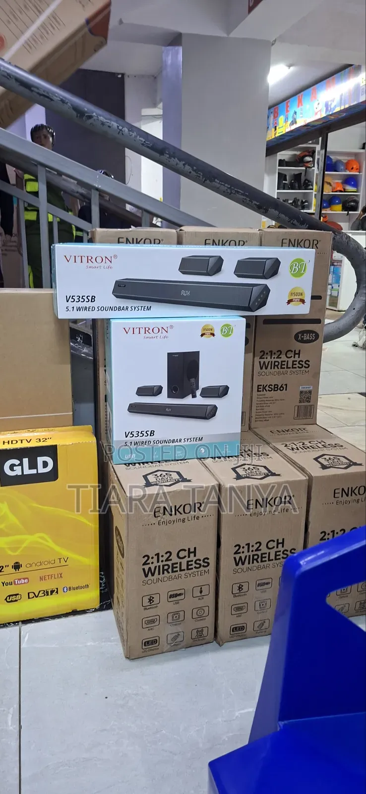 Vitron V535sb 5.1ch Wired Soundbar System 11500w Pmpo of RMS Power