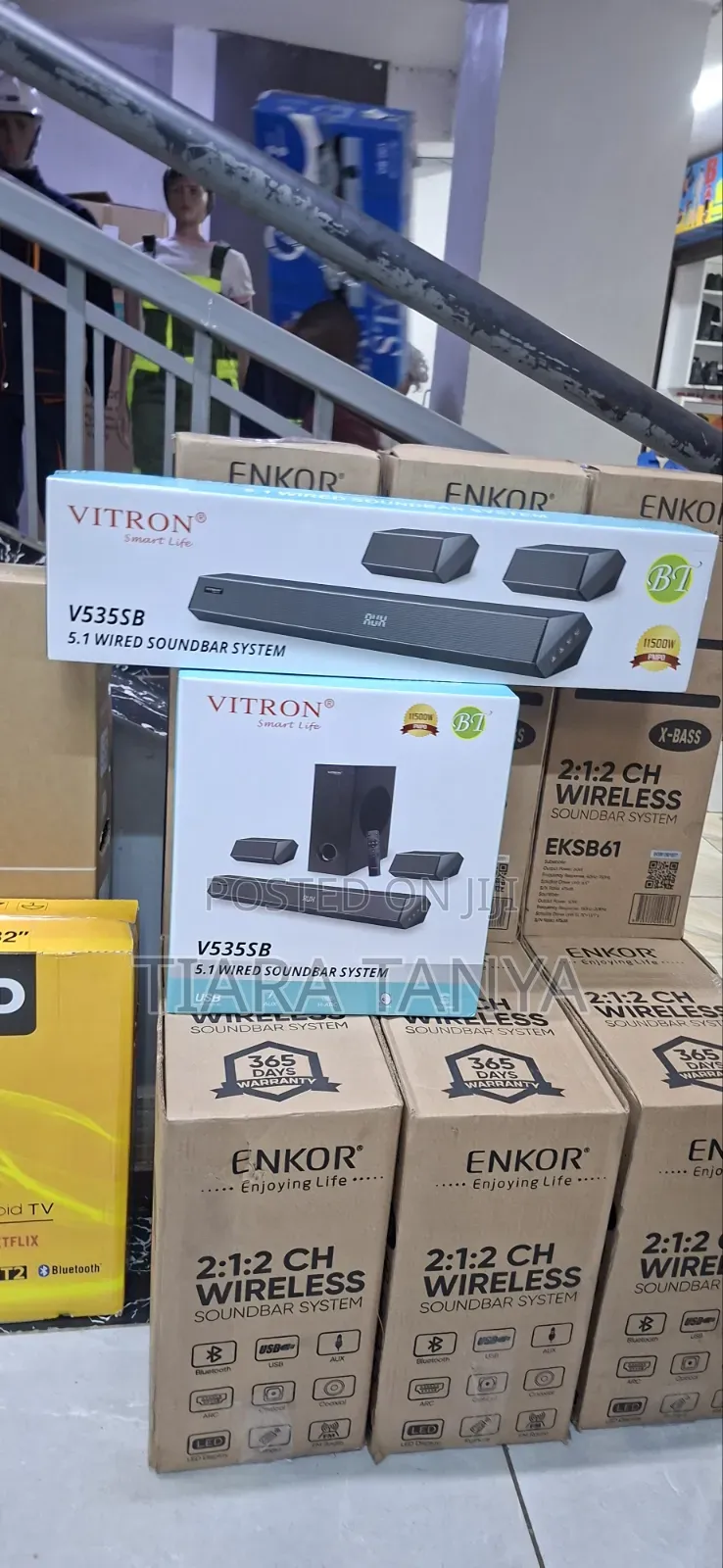 Vitron V535sb 5.1ch Wired Soundbar System 11500w Pmpo of RMS Power