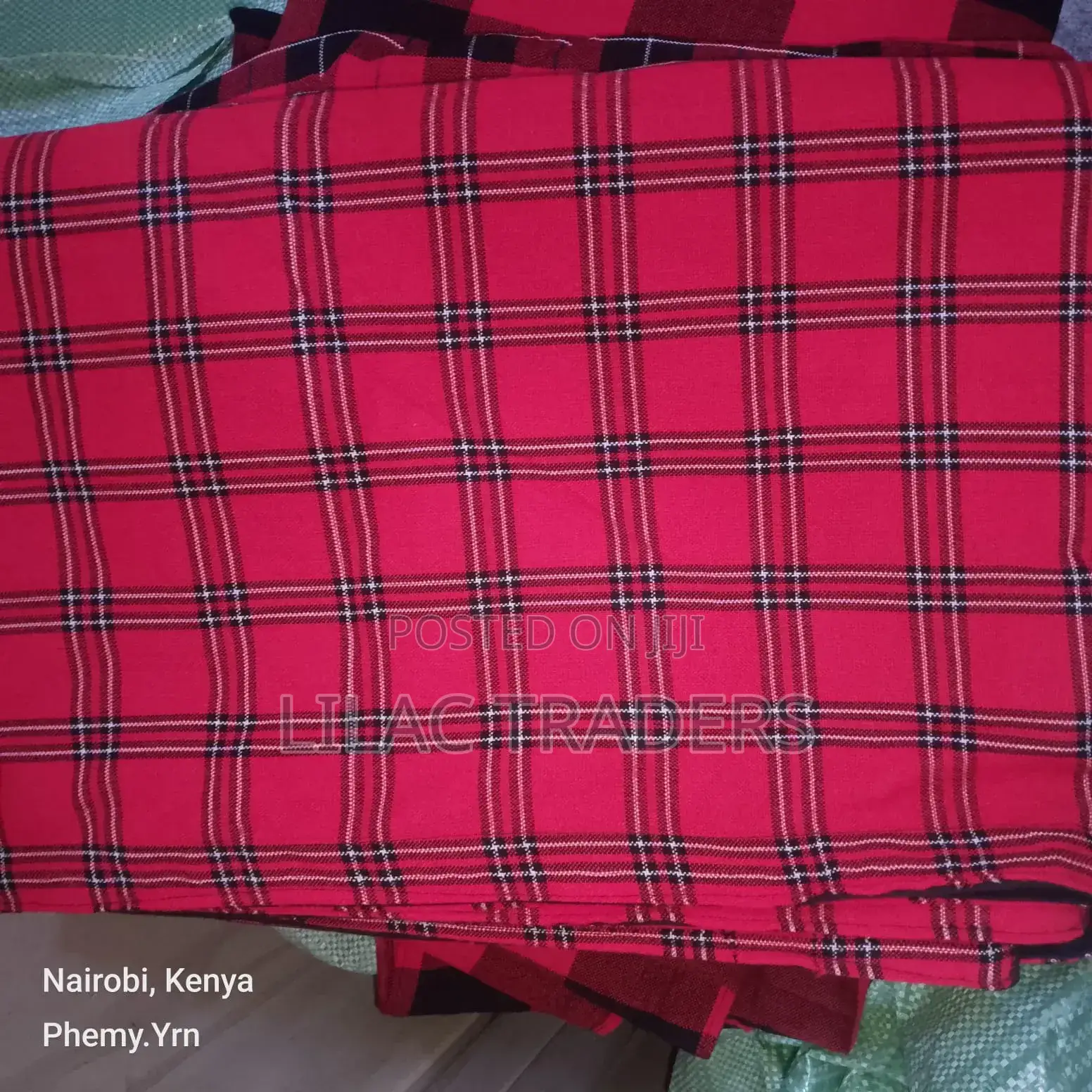 Warm Cozy Maasai Shuka Blanket