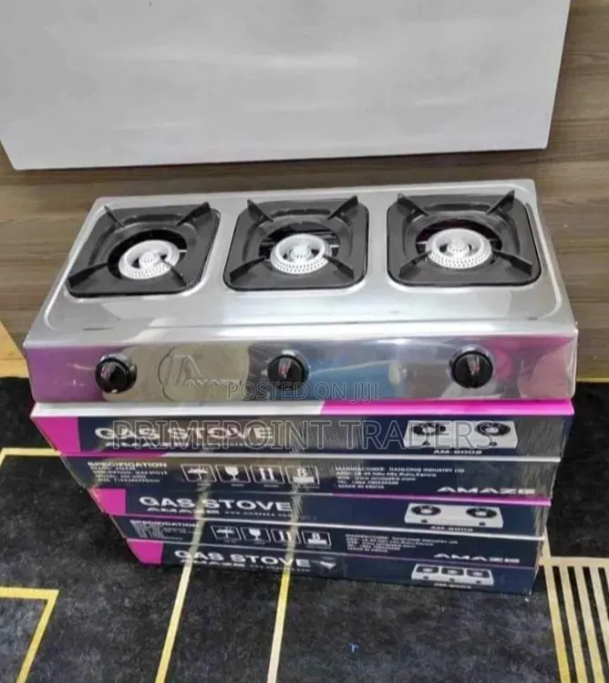 Amaze 3 Burner Table Top Cooker, Stainless Steel