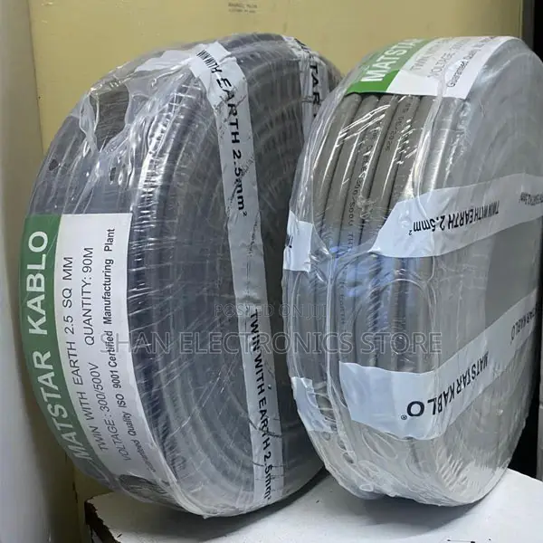 Twin Earth Electrical Cable - 90m Roll 2.5mm