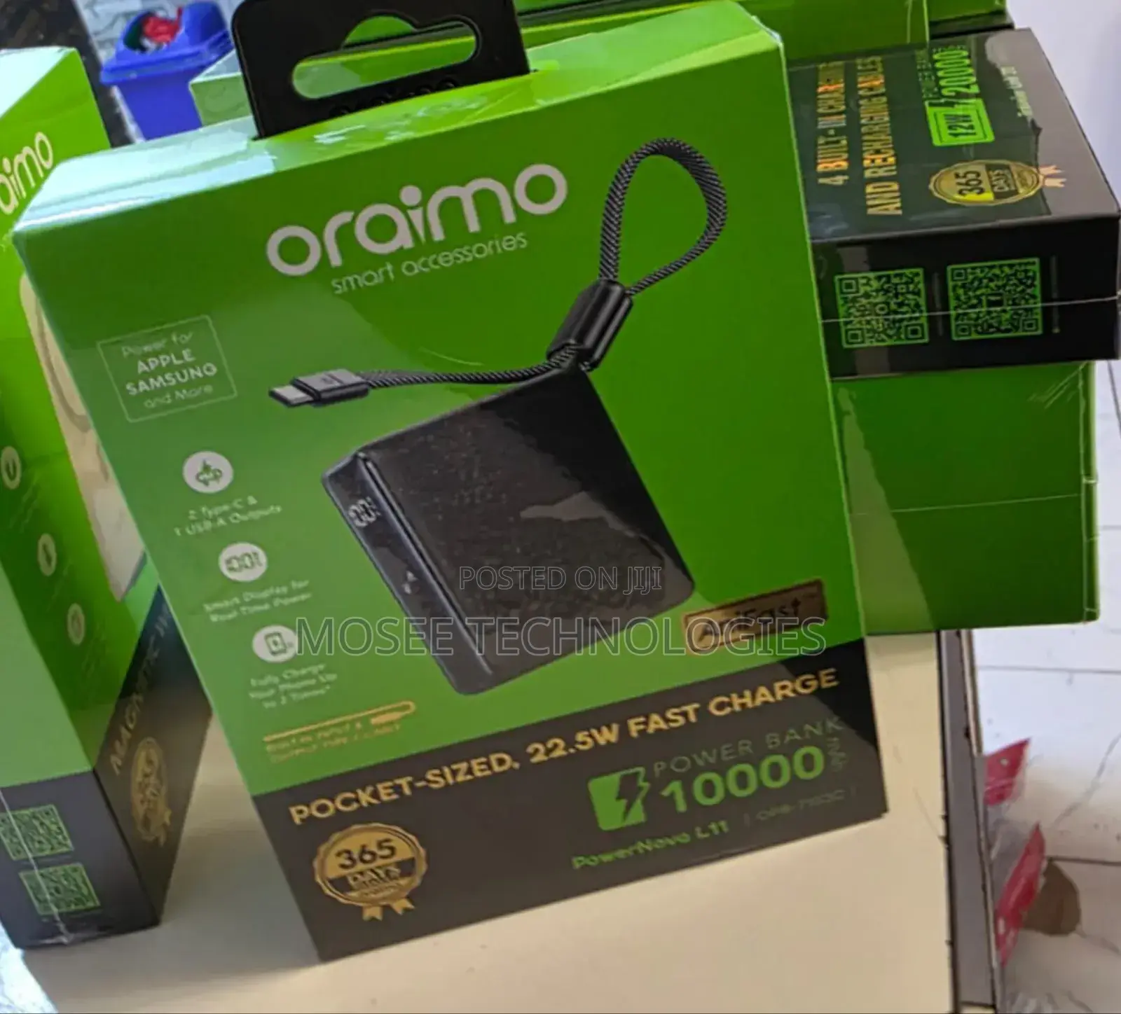 Oraimo PowerNova L11 22.5W Fast Charge 10000mAh Portable Bank