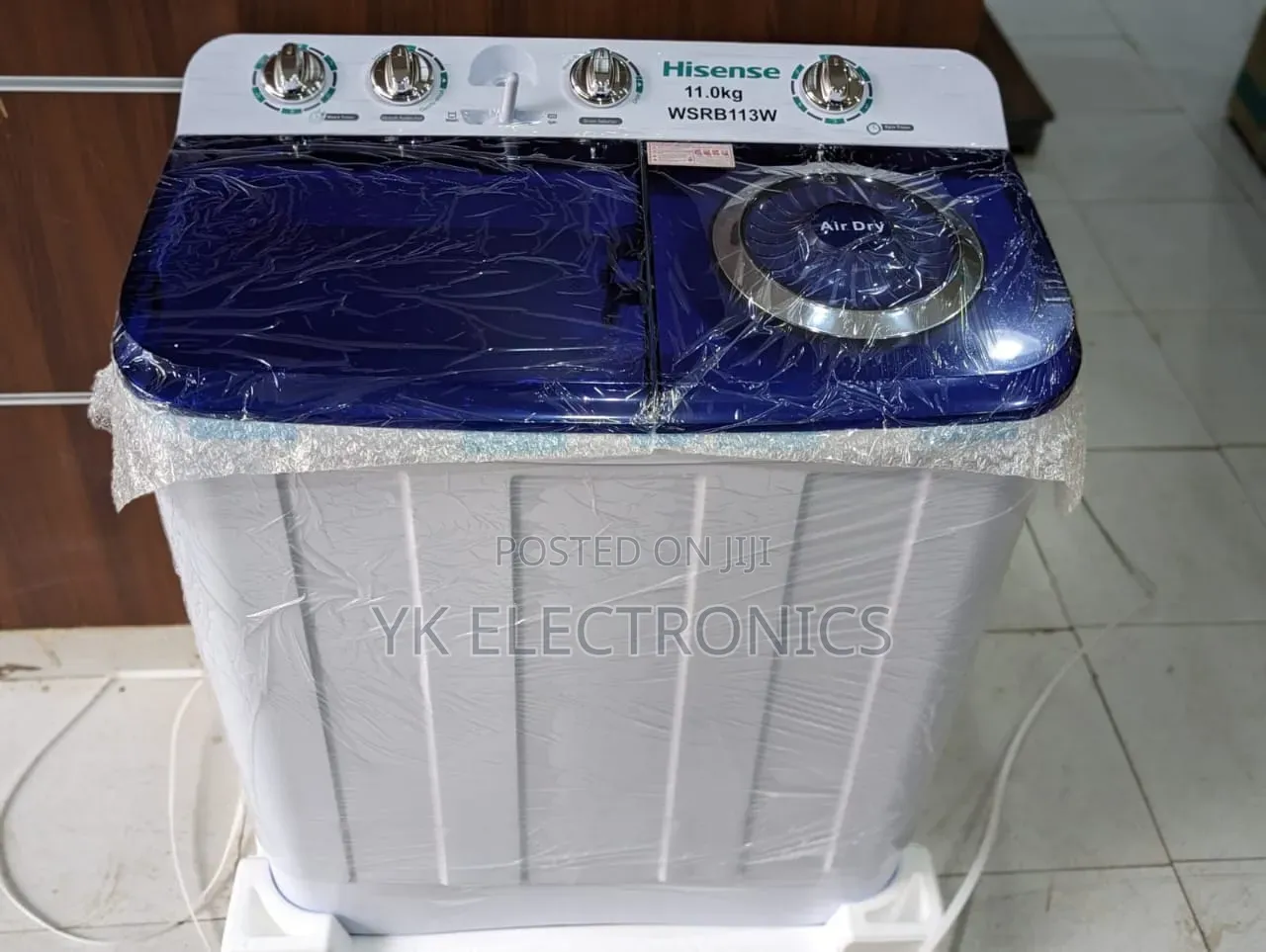 Hisense 11 KG Twin Tub Washing Machine WSRB113W