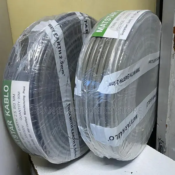 > 2.5mm 90 Meters Twin Earth Cable 90 Full Roll