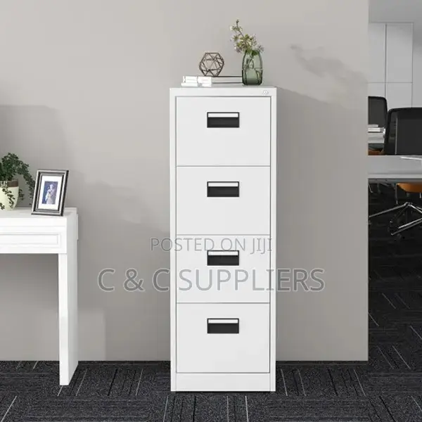 4-Drawer Reception Metallic Cabinet