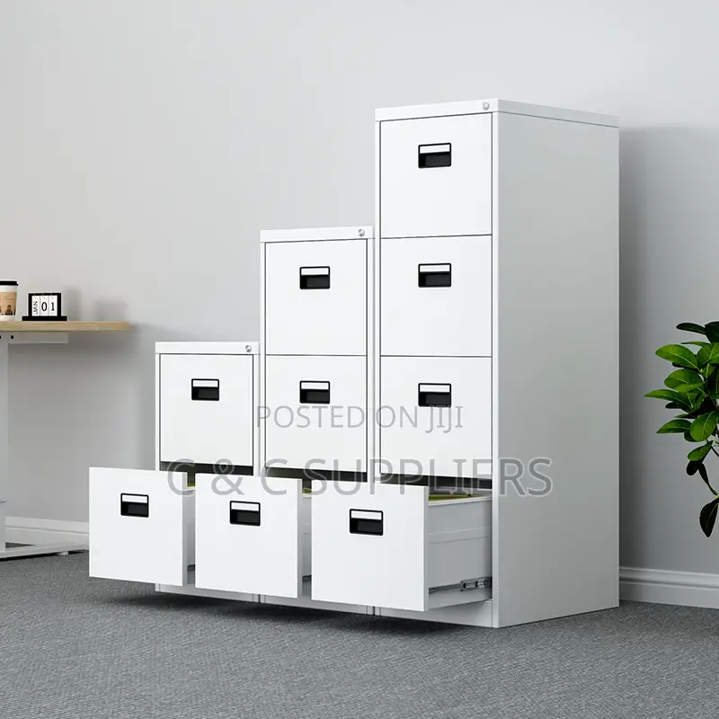 4-Drawer Reception Metallic Cabinet