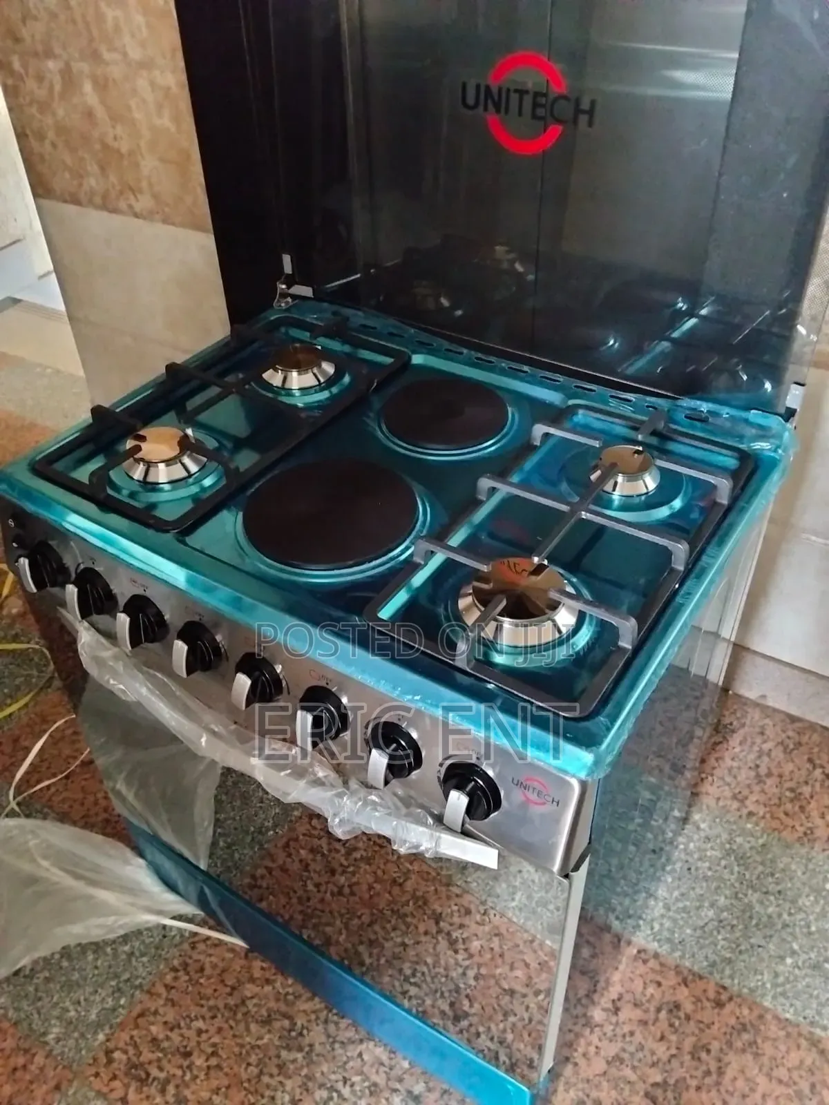 60*90 Unitech 4+2 Freestanding Gas Cooker