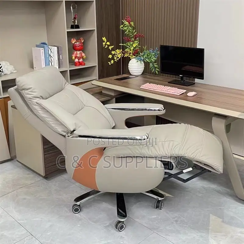 Reclining Massage Leather Office Chair.