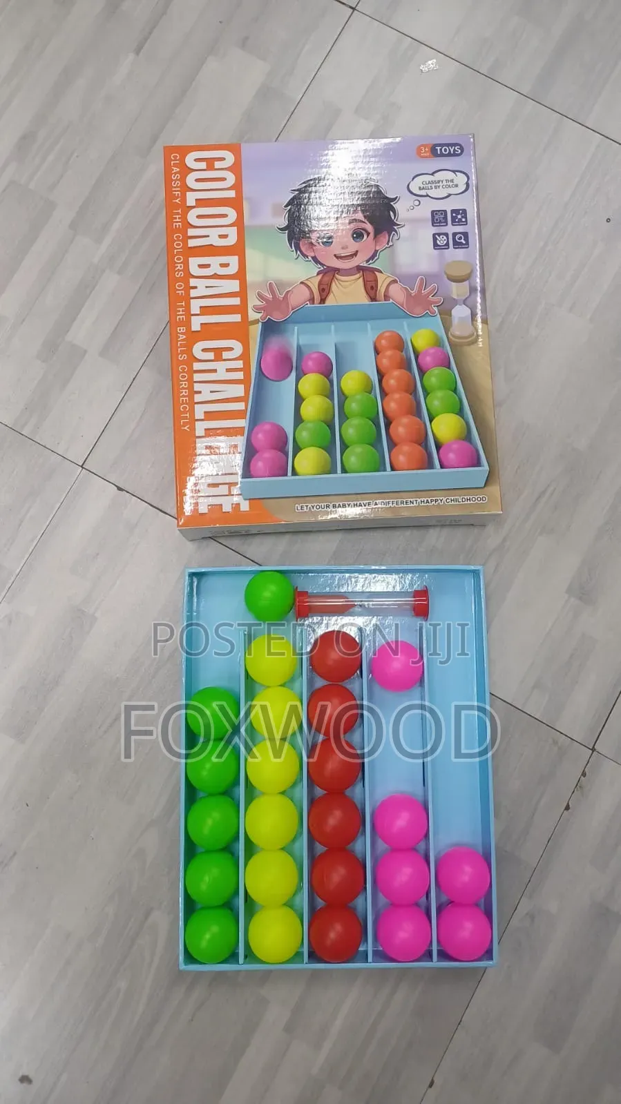 Color Ball Challenge Sorting Game