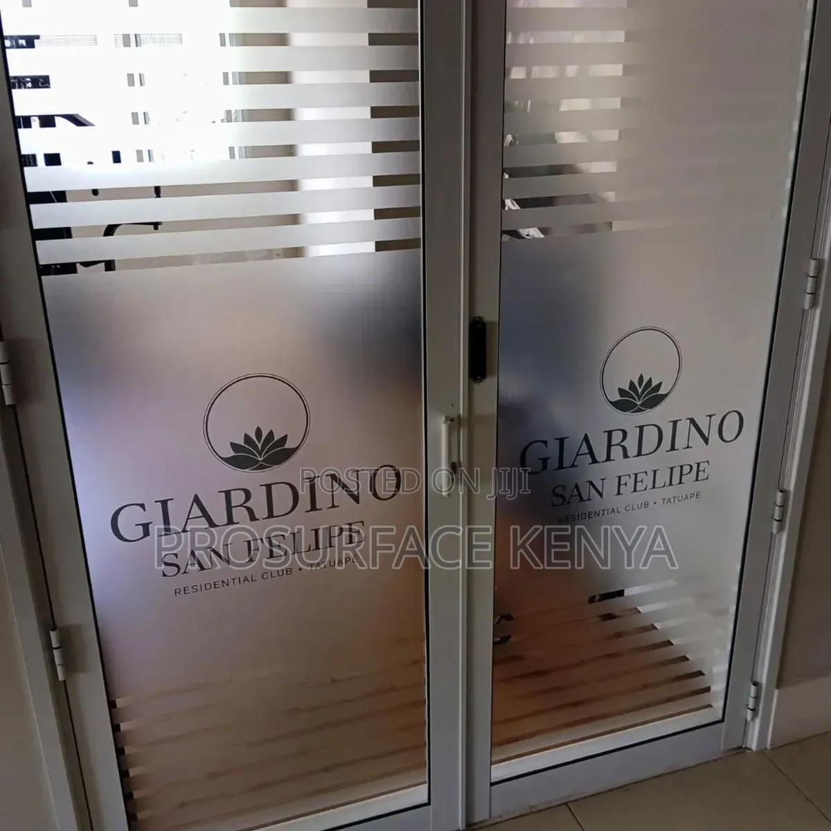 Branded Frosted Film | 1.2m Wide |