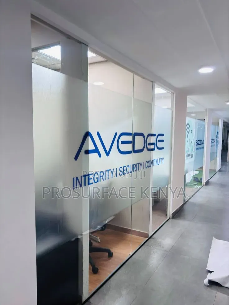 Office Branded Frosted Film |