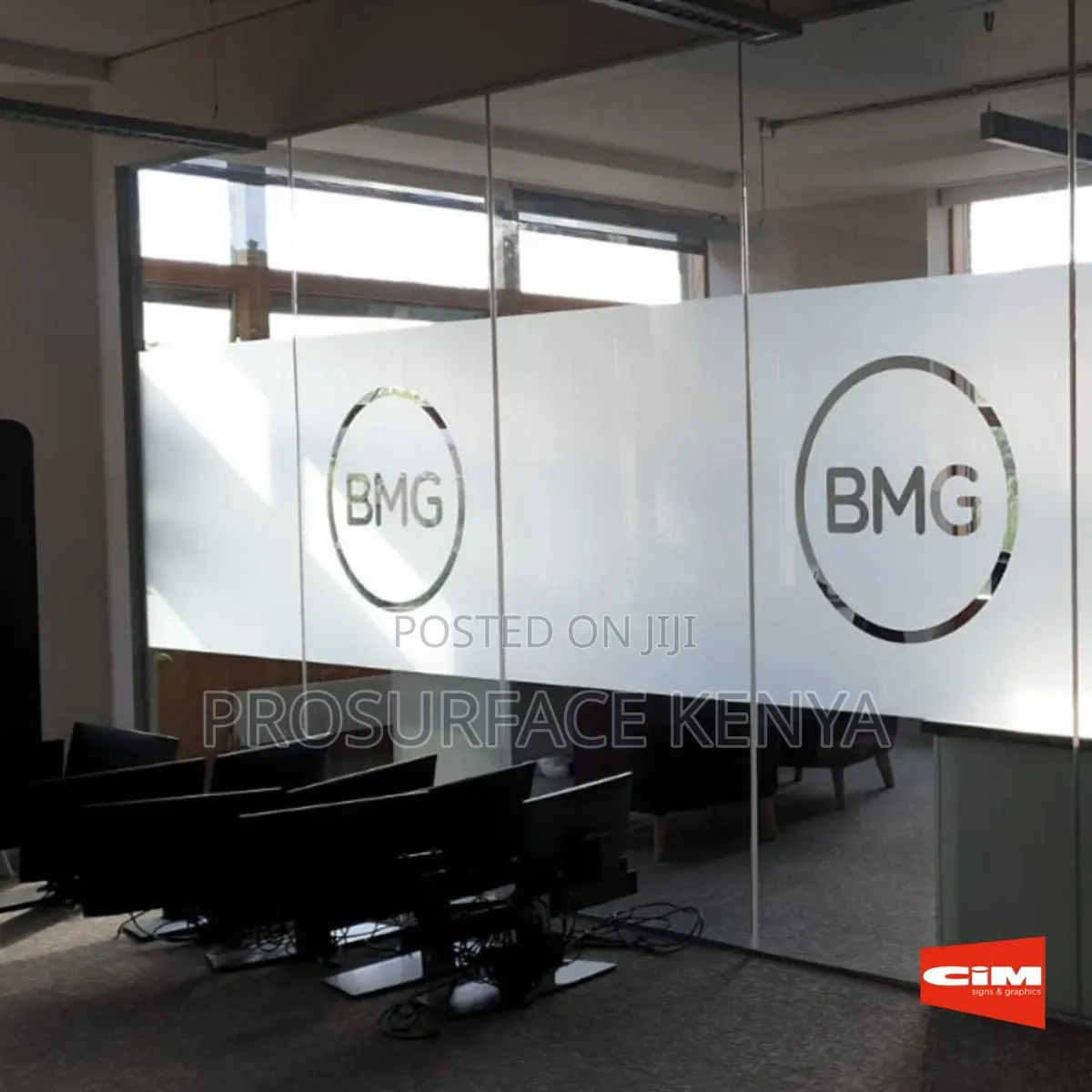 Office Branded Frosted Film |
