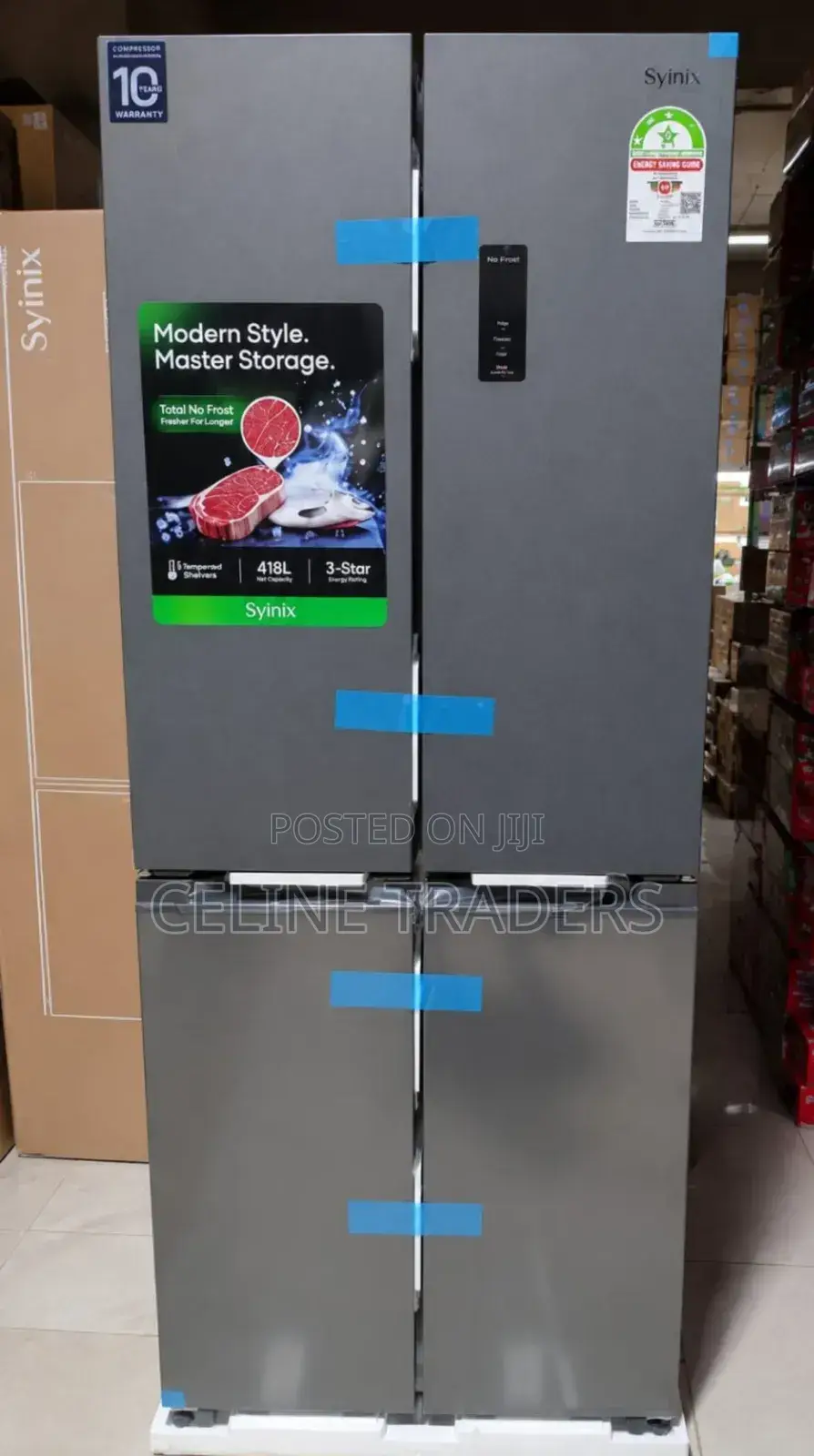 Syinix 431L Four Door Refrigerator