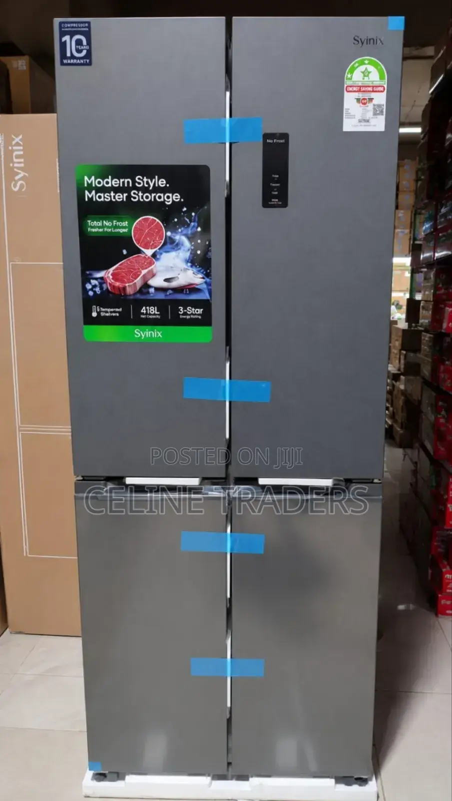 Syinix 431L Four Door Refrigerator