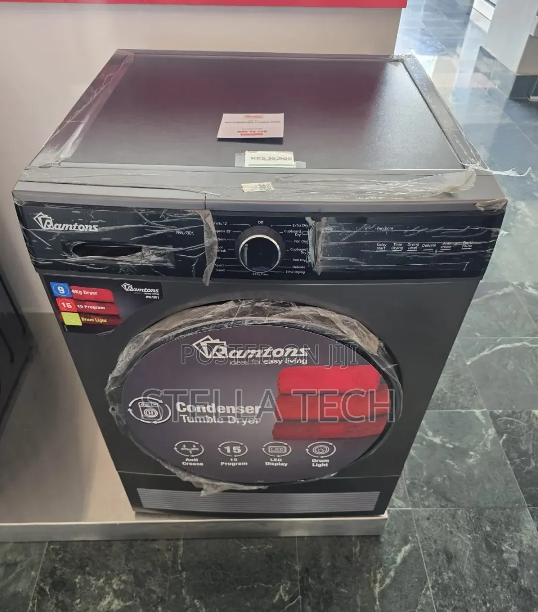 9kg Dryer, Condenser, No Wash Function - Rw/301