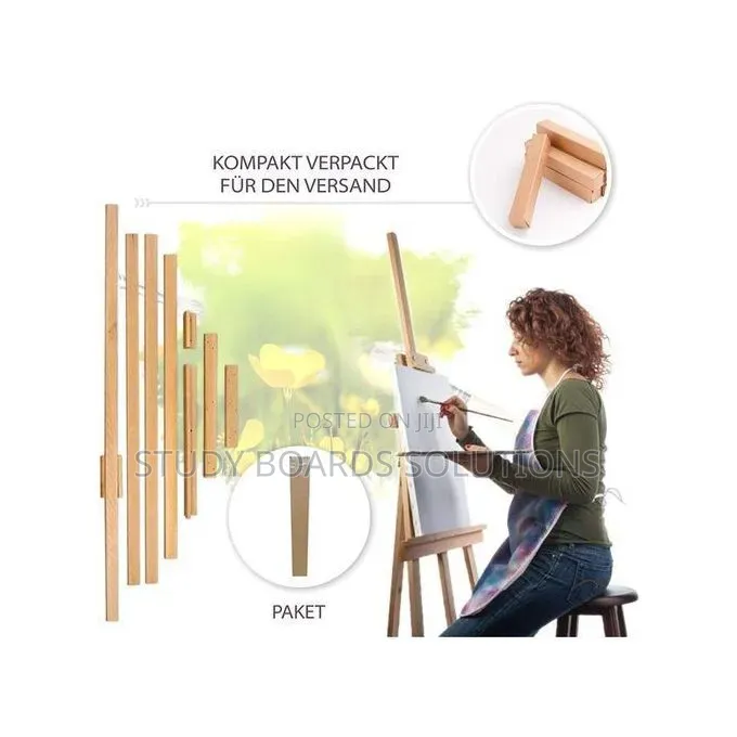 Artist Wooden Easel Stand – 1.5m (Adjustable)