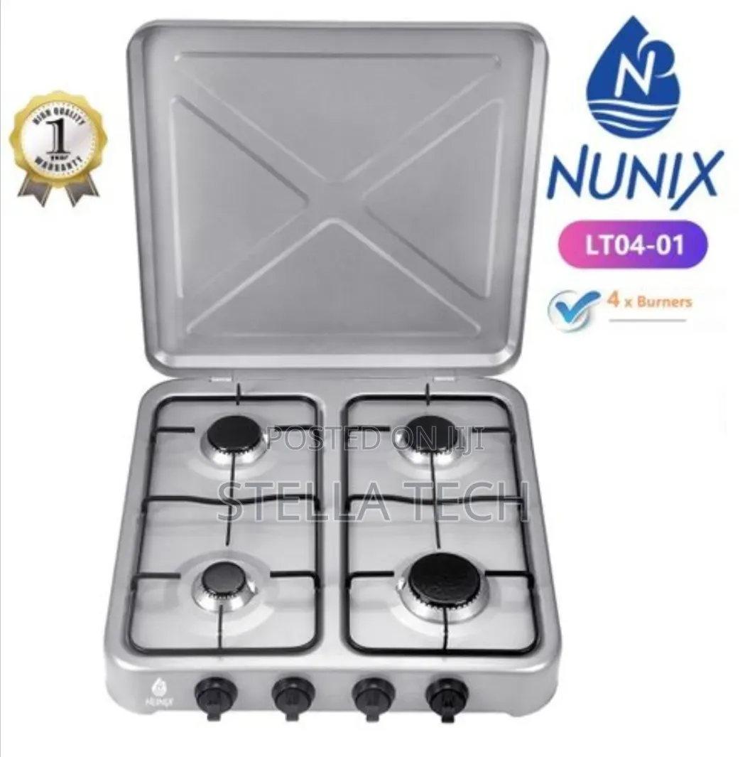 Nunix Full Gas 4 Burner Table Top Cooker