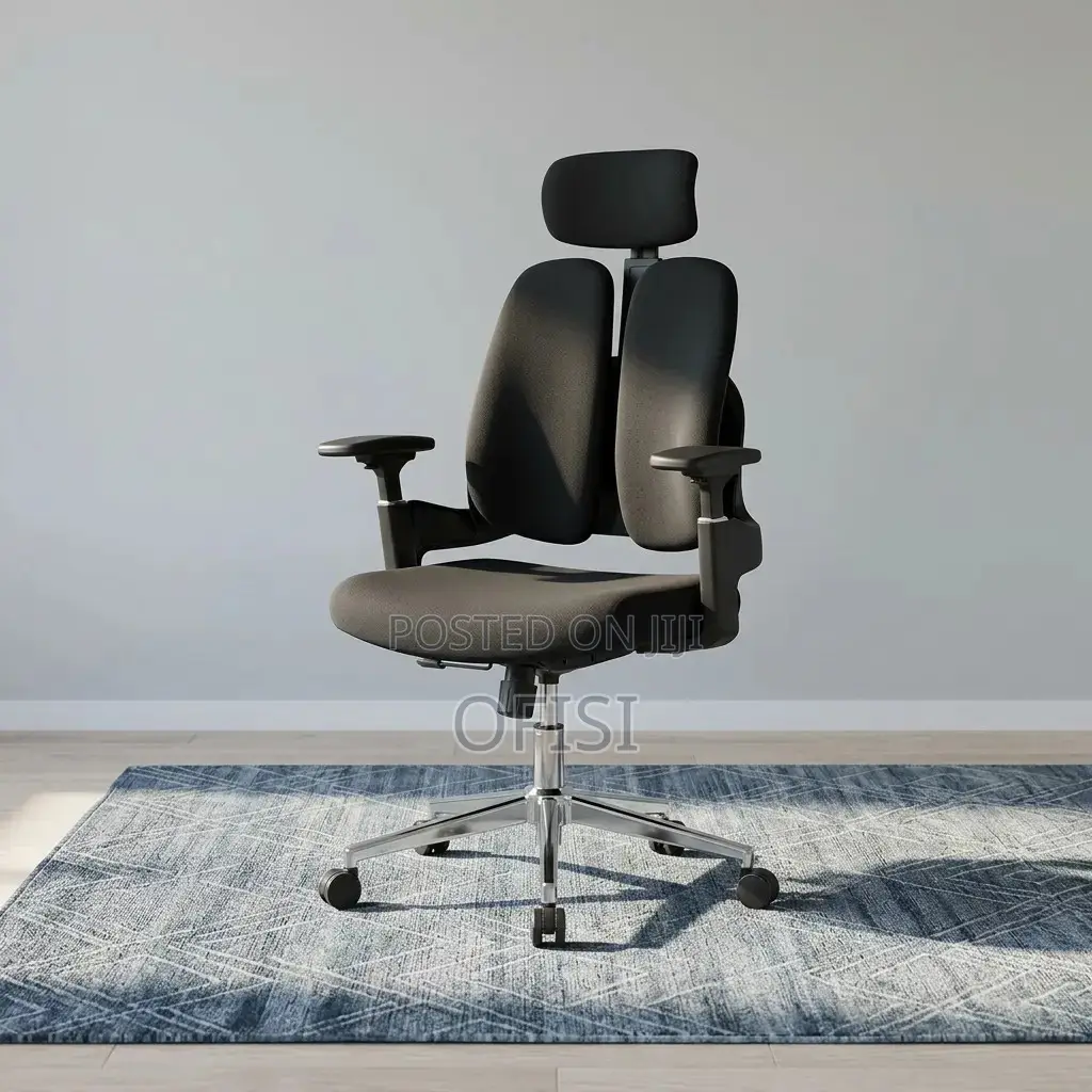 Office Chair: Office Dual Full Fabric Orthopedic Chair