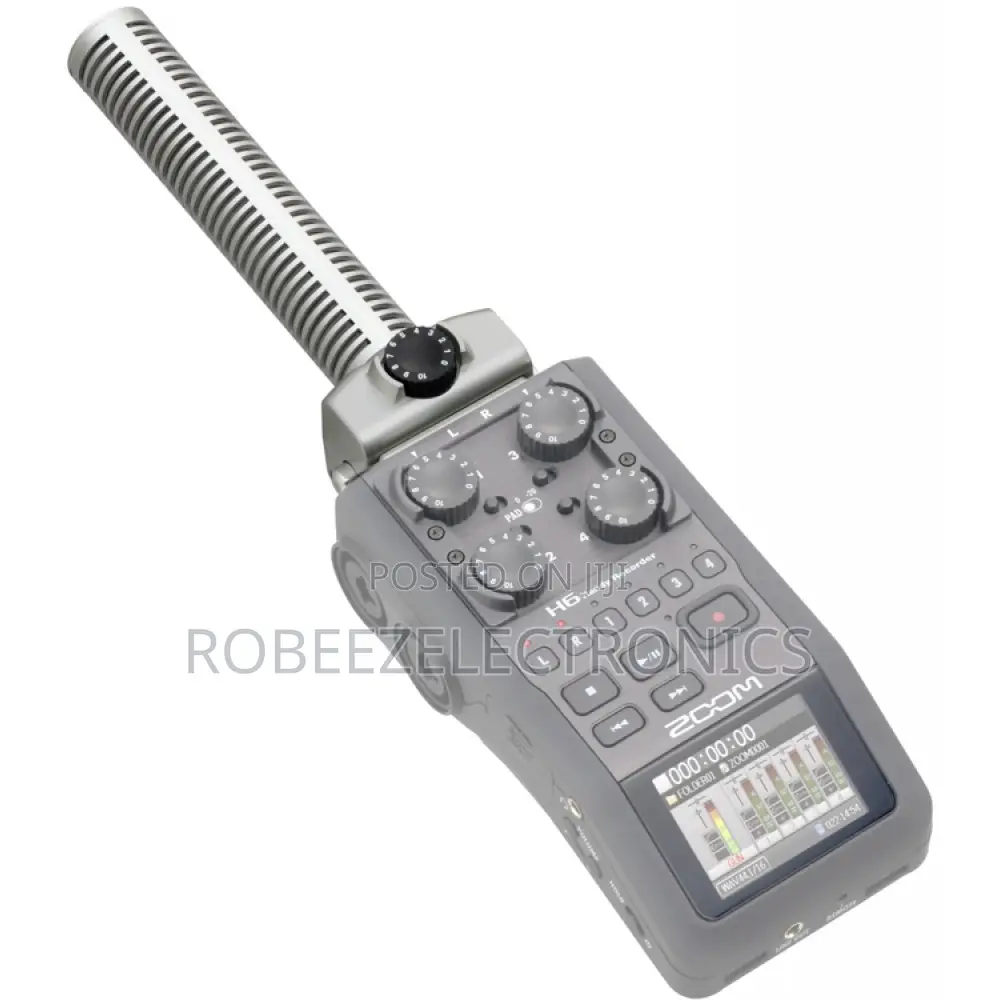 Zoom SGH-6 Shotgun Microphone Capsule for H5 and H6 Recorders