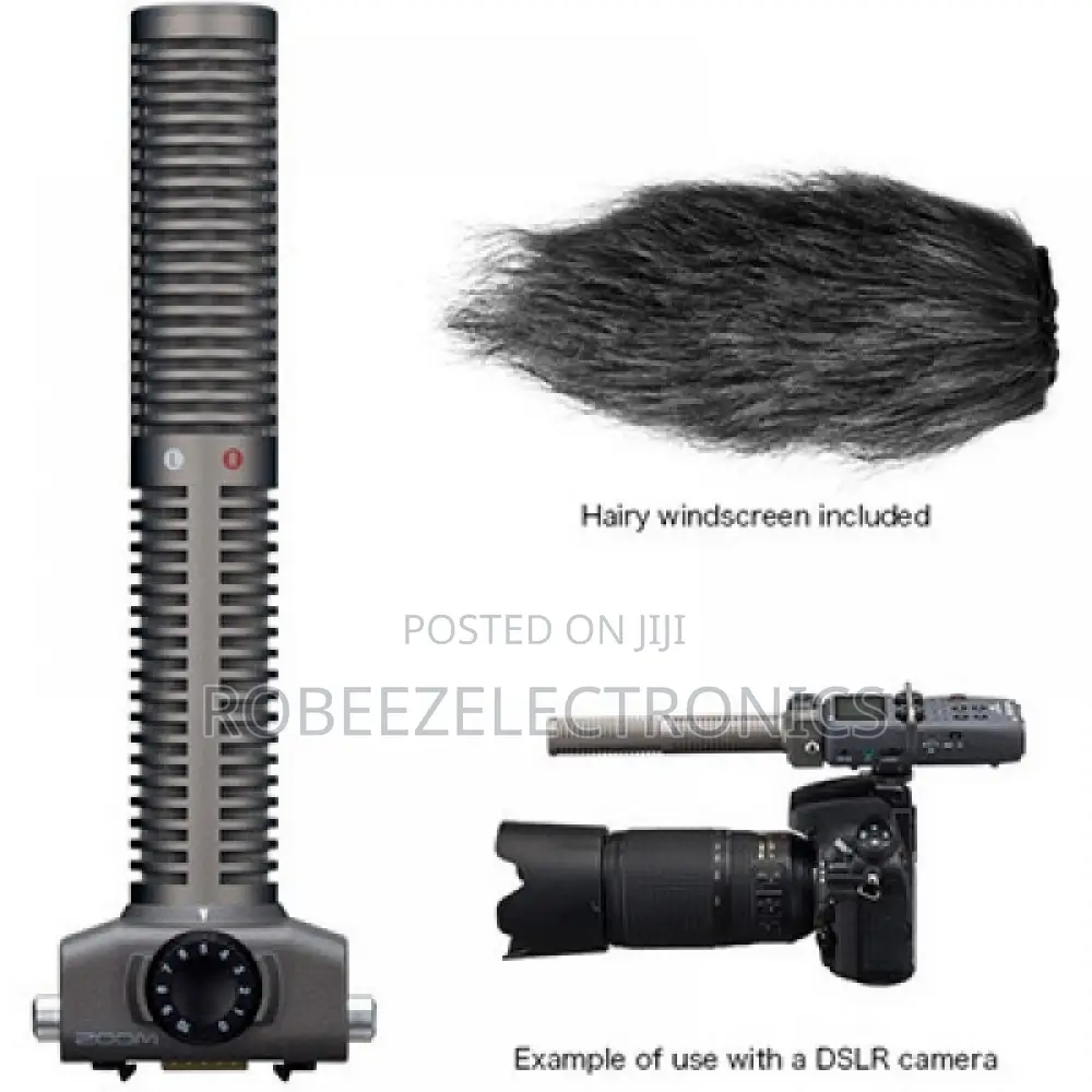 Zoom SSH-6 Stereo Shotgun Microphone for H5, H6, U-44 and Q8 Recorders