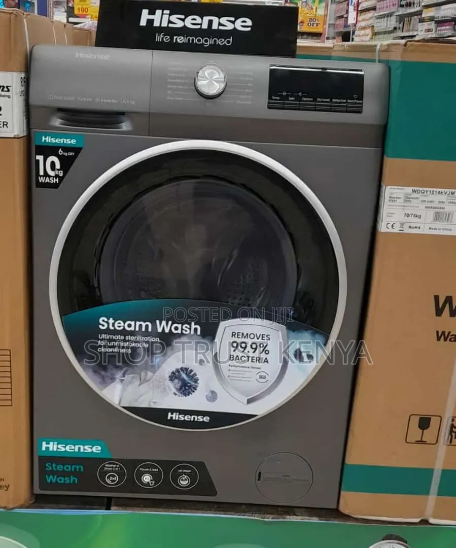 Hisense Washing Machine Front Load 10.5/6kg Wash and Dry