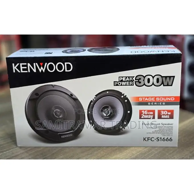 KFC-S1666 Kenwood 16cm/6.5" 2-Way in-Car Speakers 300w (Pair)