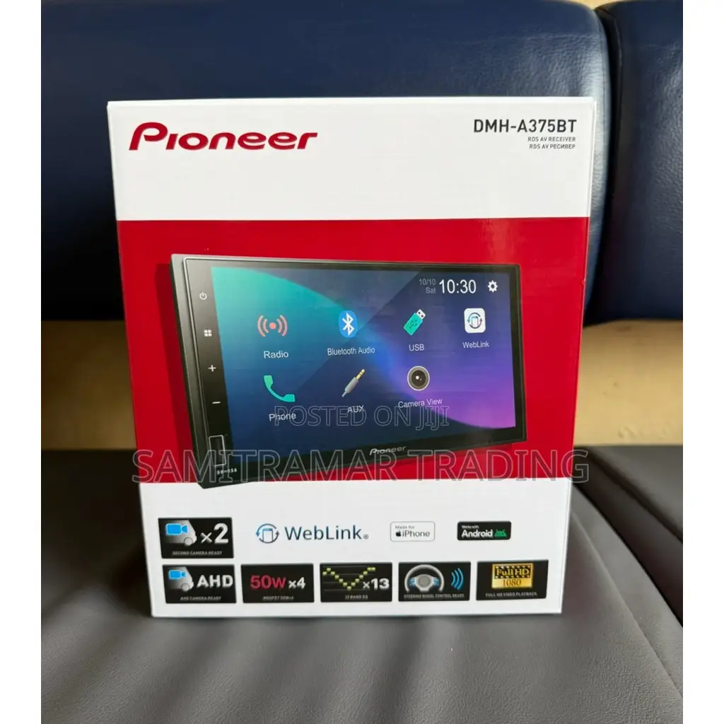 DMH-A375BT Pioneer 7” AV Receiver, Smartphone Mirroring WebLink CAST