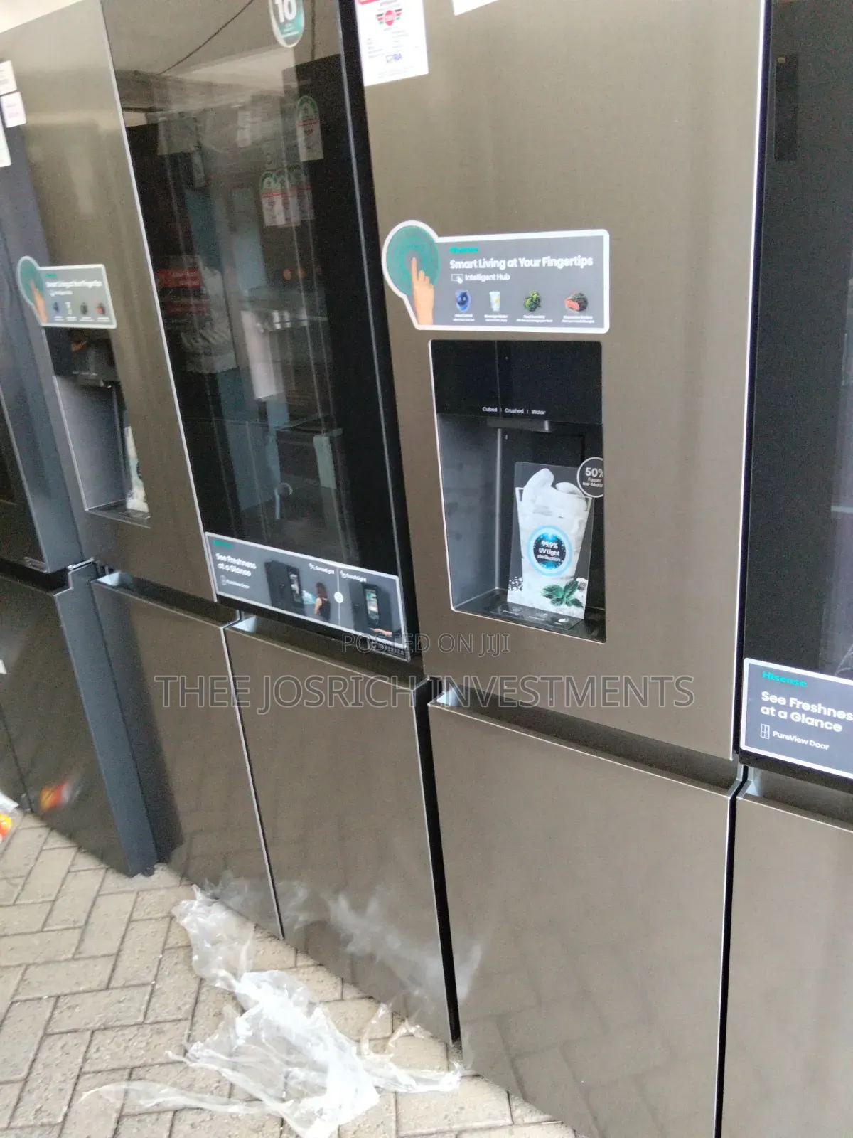Hisense 4 Door Side by Side Refrigerator