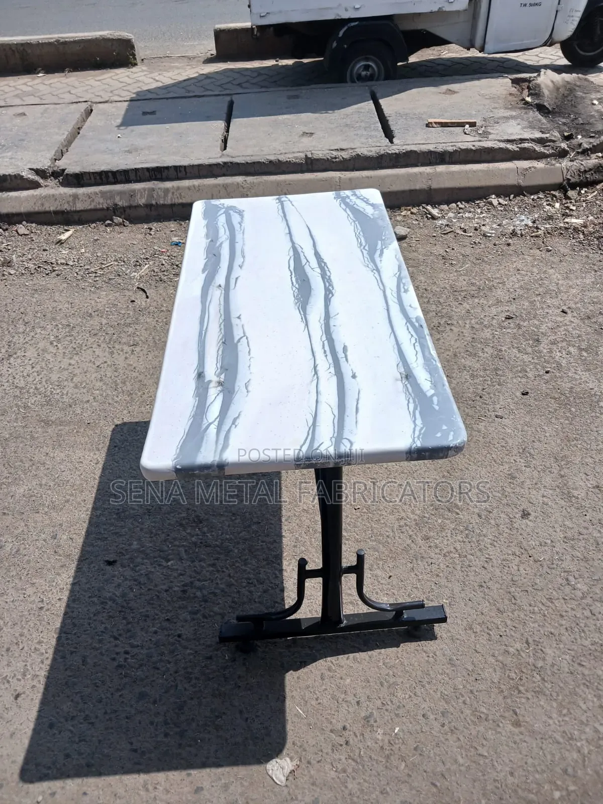 Restaurant, Hotel or Bar Table With Grey Patterns