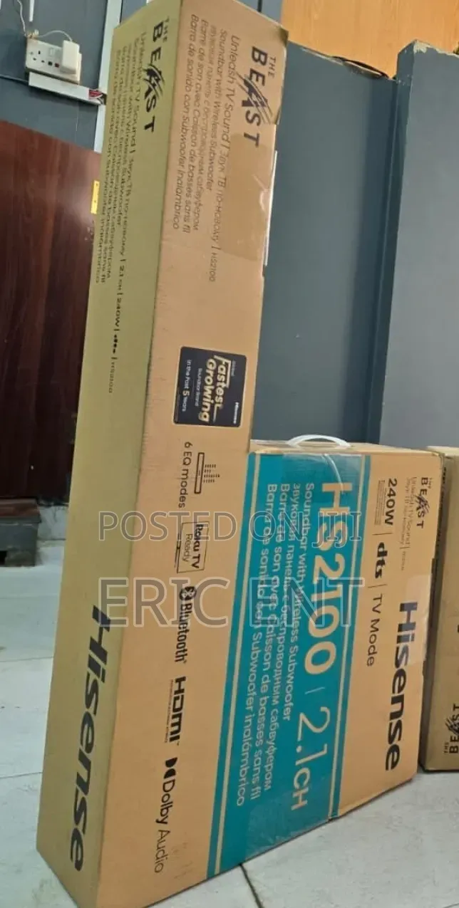 Hisense Soundbar Hs21000 240watts Restocked