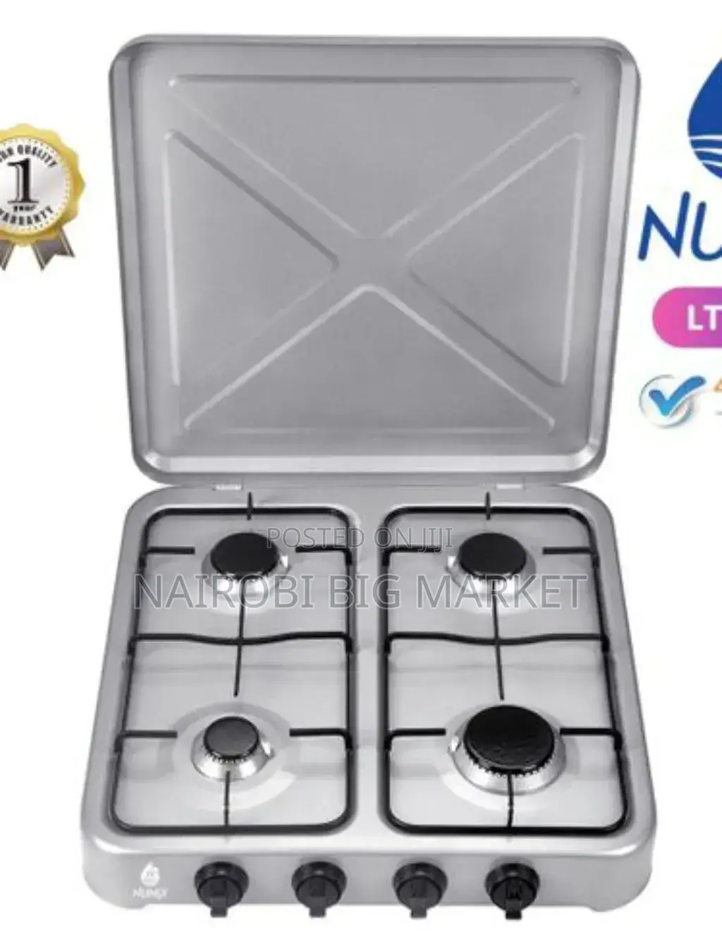 Nunix Full Gas 4 Burner Table Top Cooker LC1