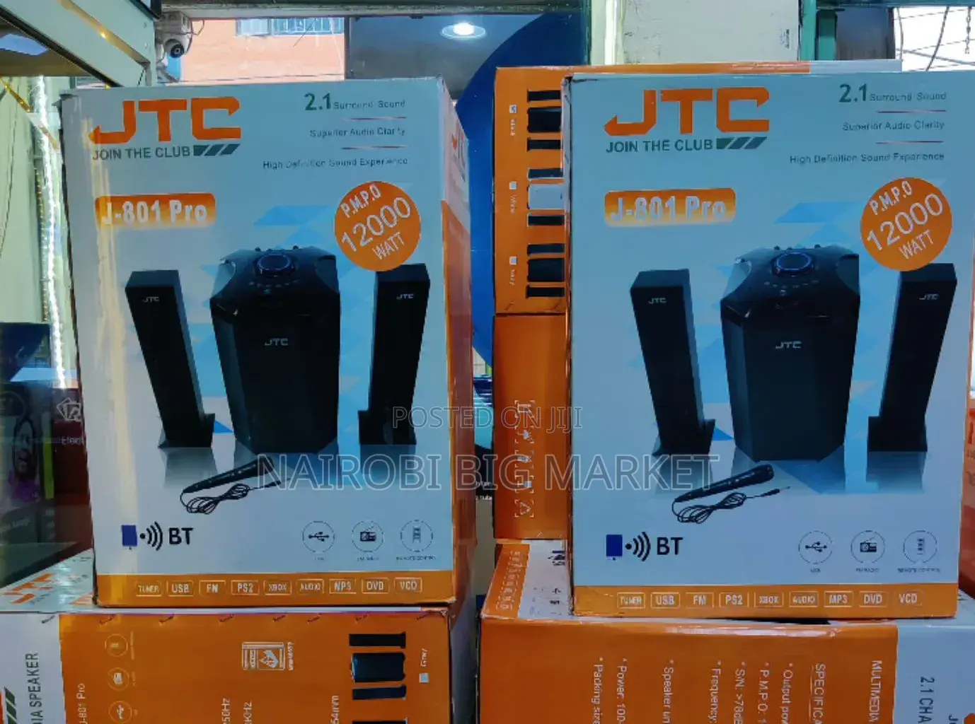 JTC 801 Mtungi Comes With 1 Microphone