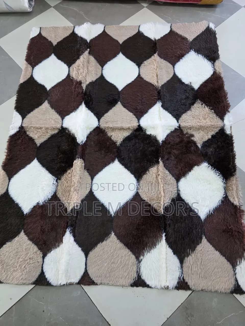 Stylish Soft Warm 5 by 8 Fluffy Carpet