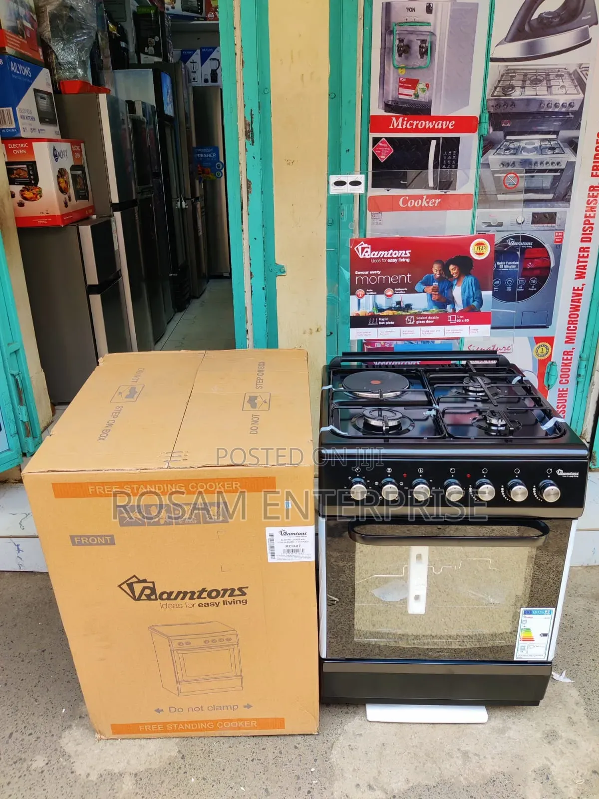Von Cooker 3 Gas + 1 60cmx55cm Electric - Vcf653131nsy