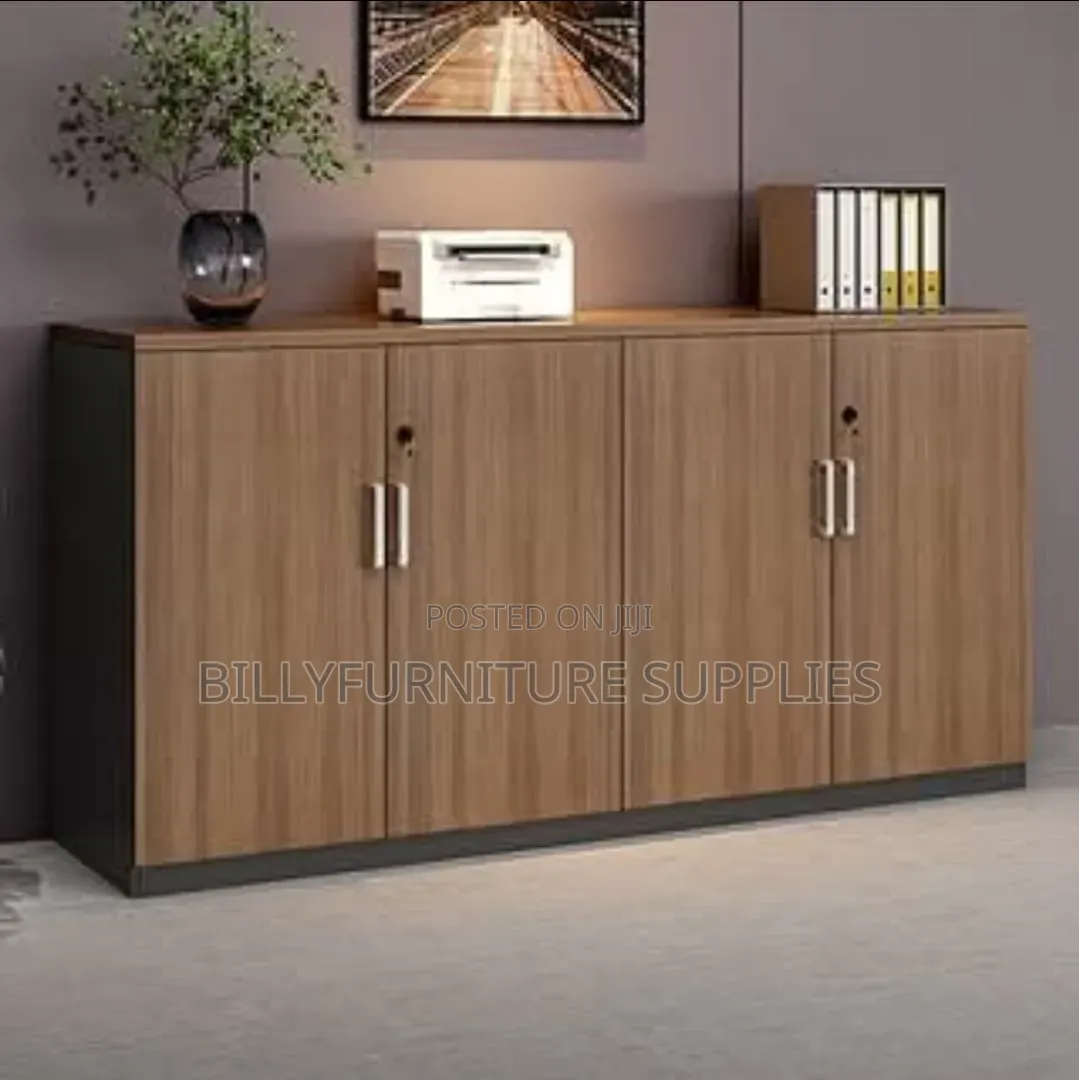 4 Door Wooden Office Storage Cabinet Nairobi – Lockable File Cabinet