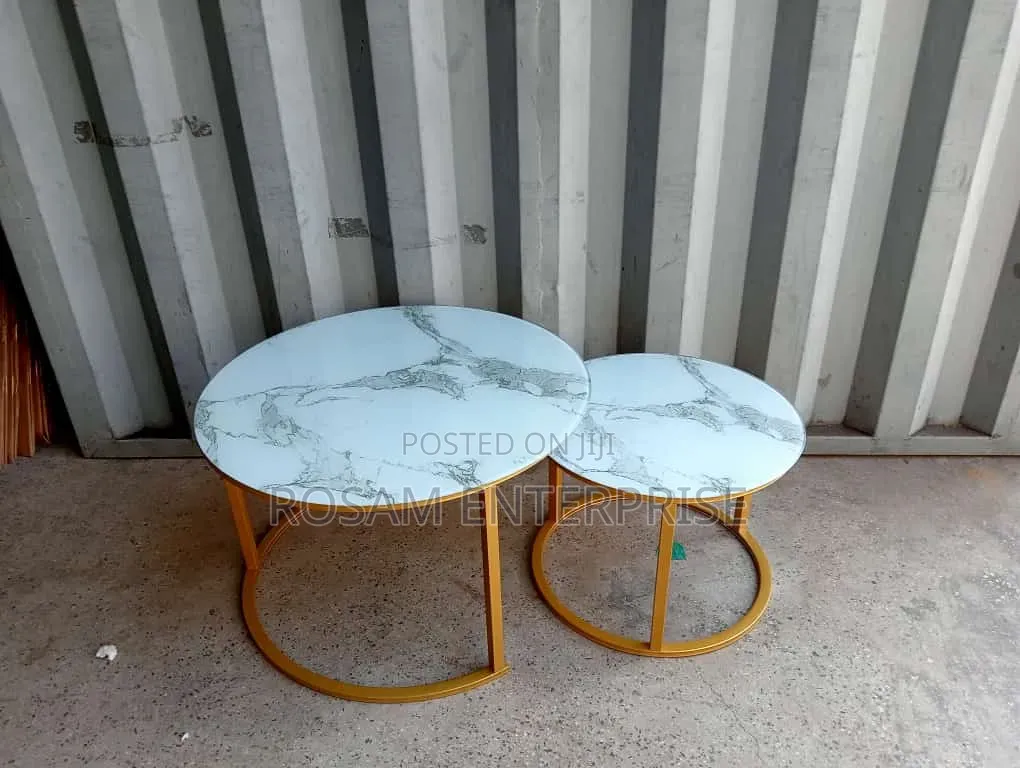 Nesting Coffee Table Glass Effect