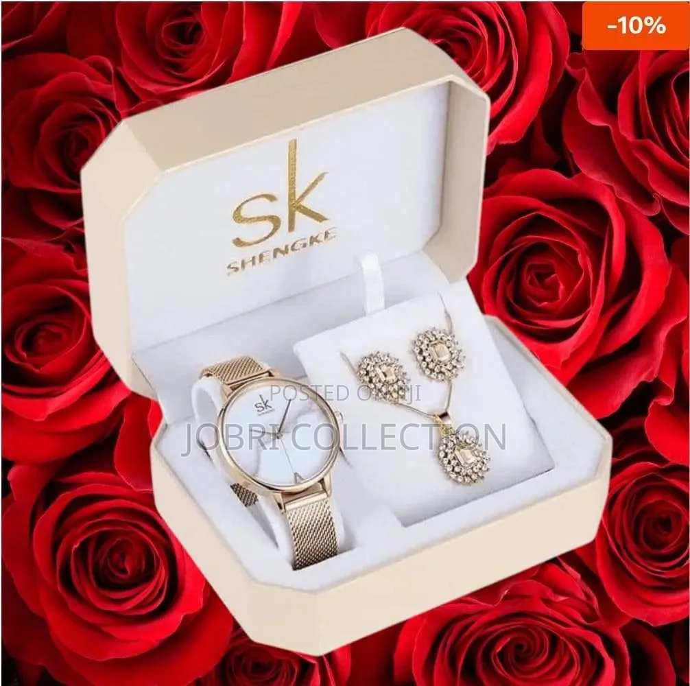 3 in 1 SK Ladies Watch Gift Set