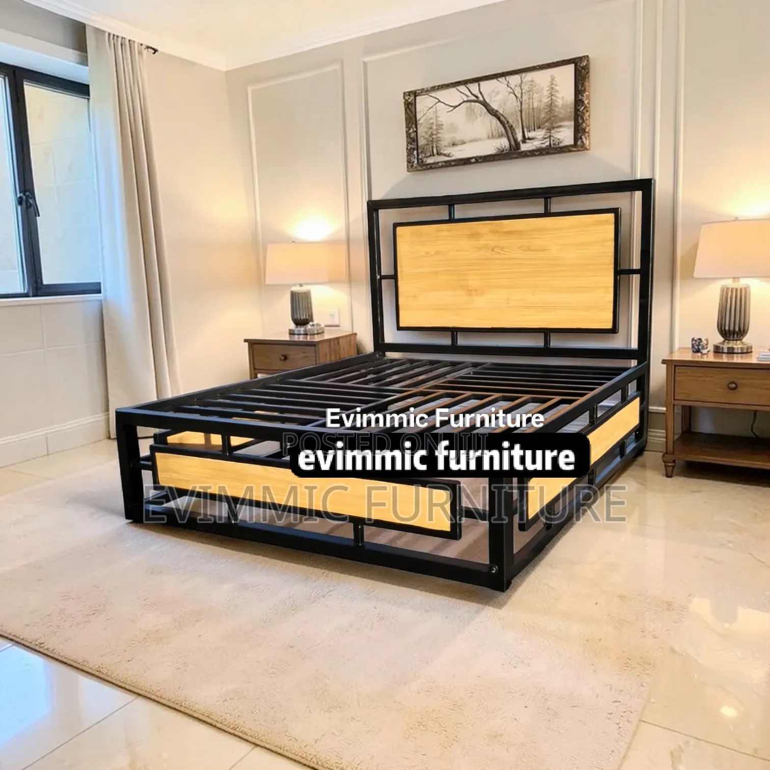 Rustic Midcentury Modern Bed Frames 5*6