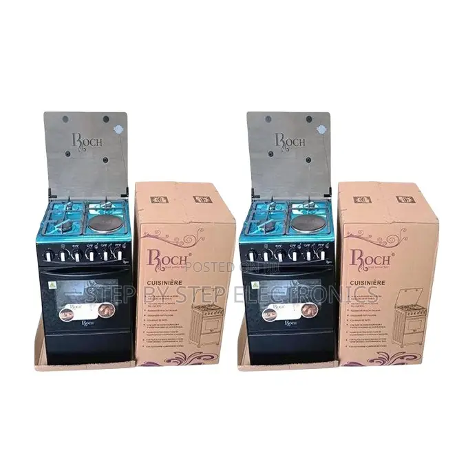 Elegant Modern 3 Gas Burners+1 Hotplate Free Standing Cooker