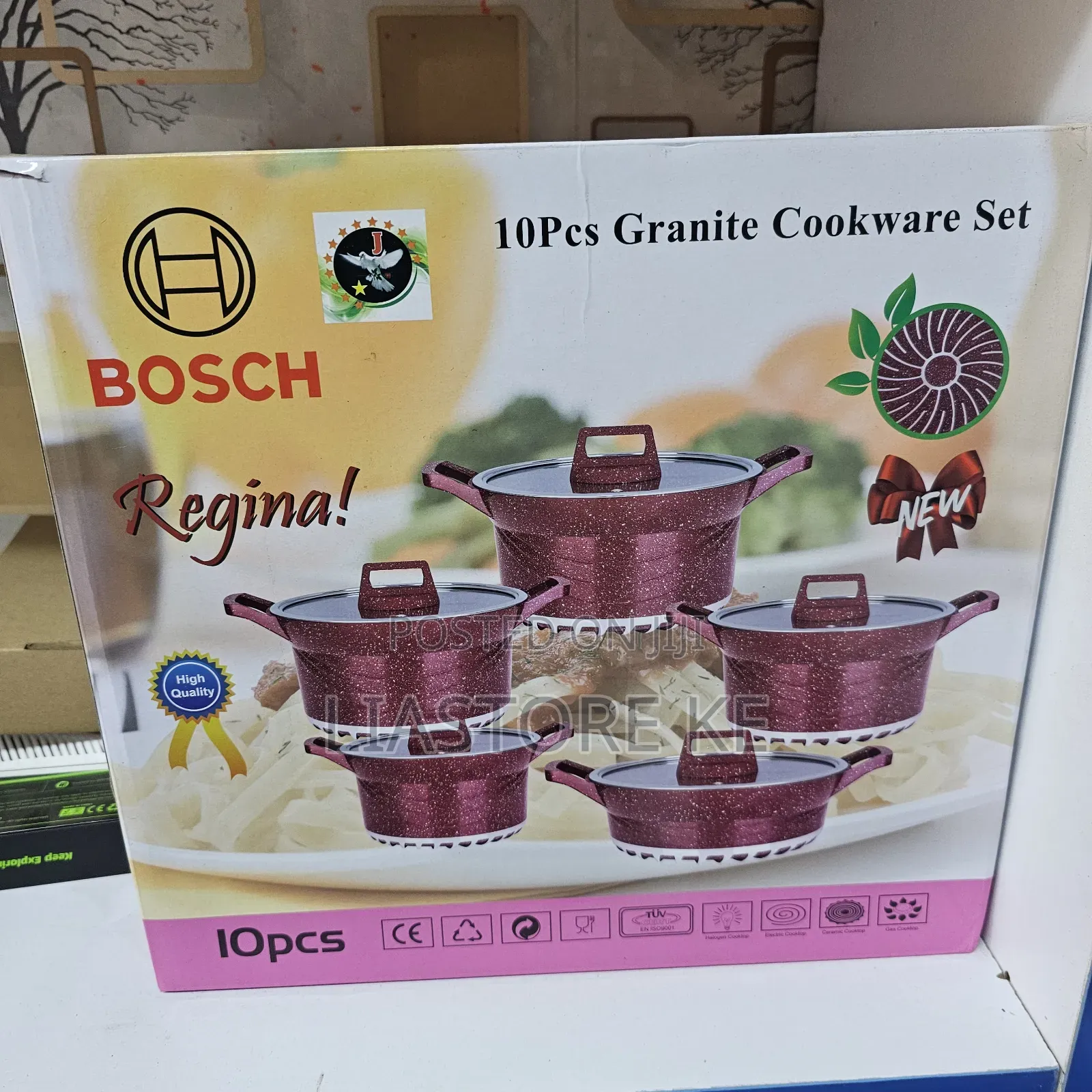 Bosch 10pcs Granite Cookware Set