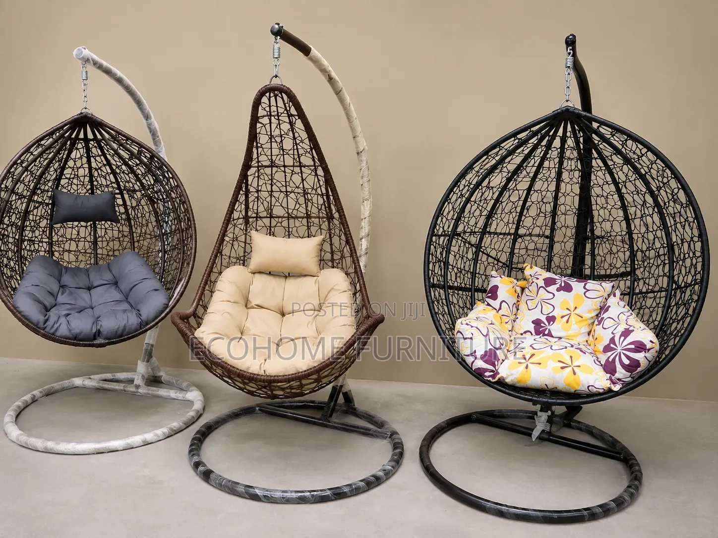 Premium Outdoor Hanging Egg Chair Swing – Rattan Basket Chair