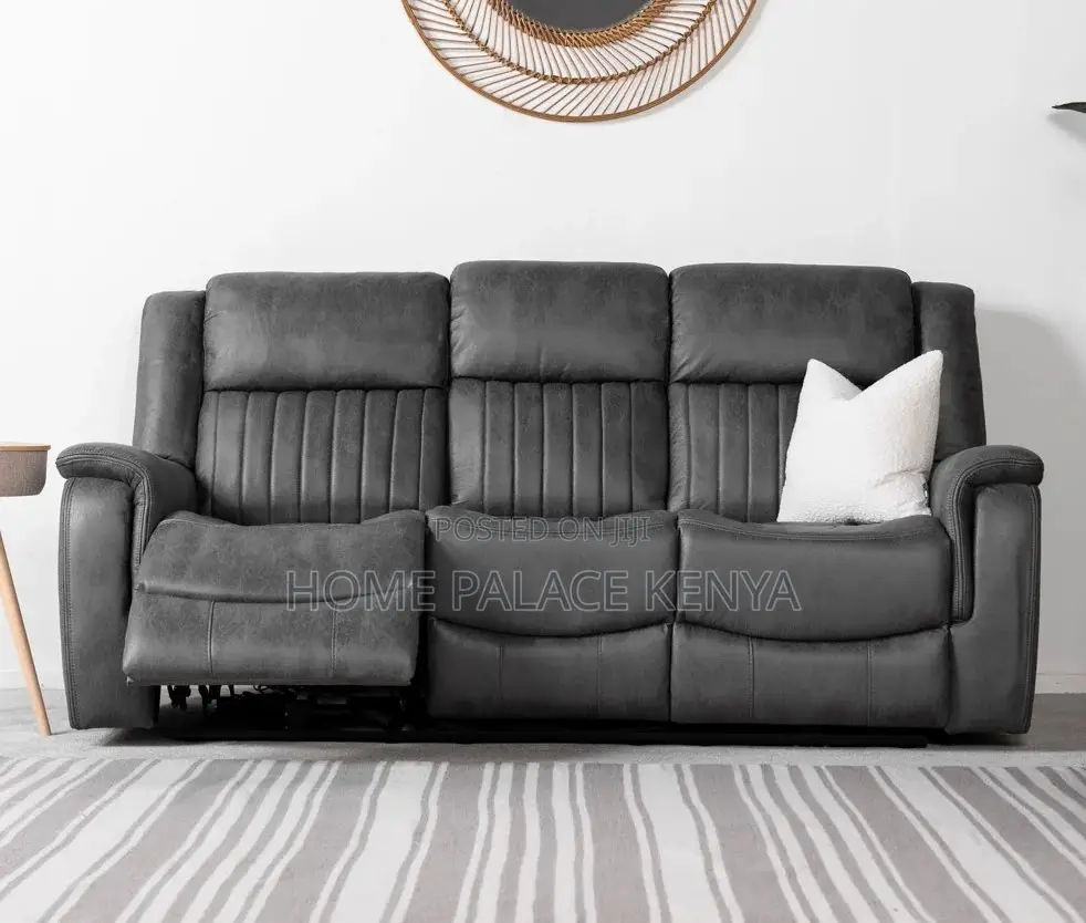 Home Sofa: Lusso Recliner 6 Seater Sofa