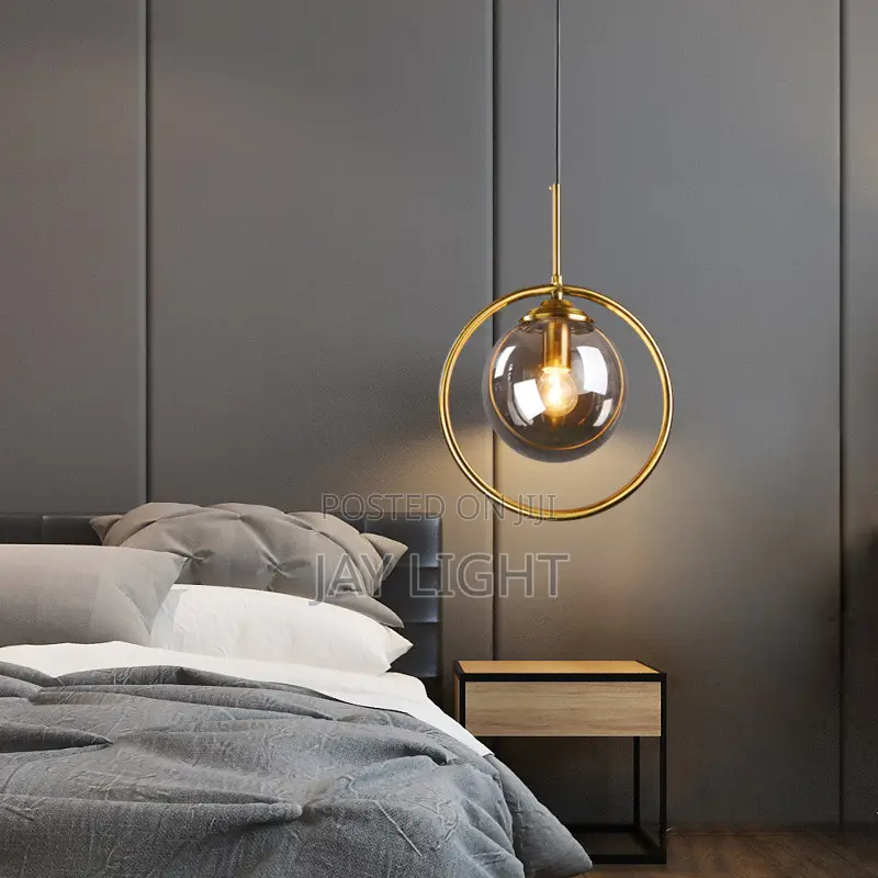 Hanging Lamp Blown Glass Ball Chandeliers Pendant