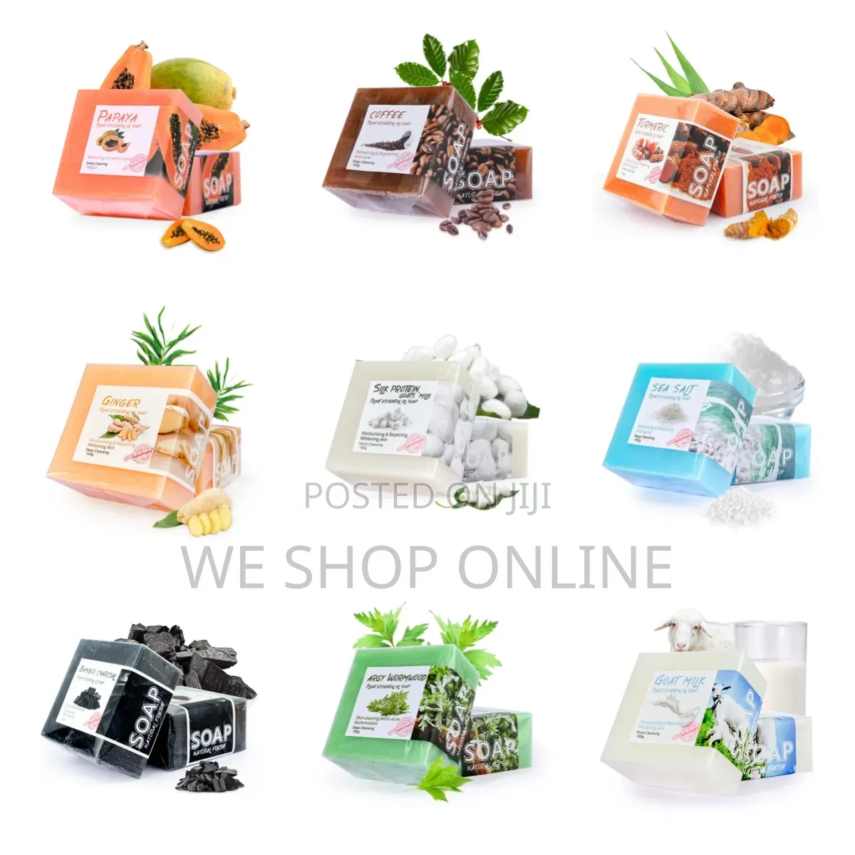 Natural Plants Essential Oil Soap 100g