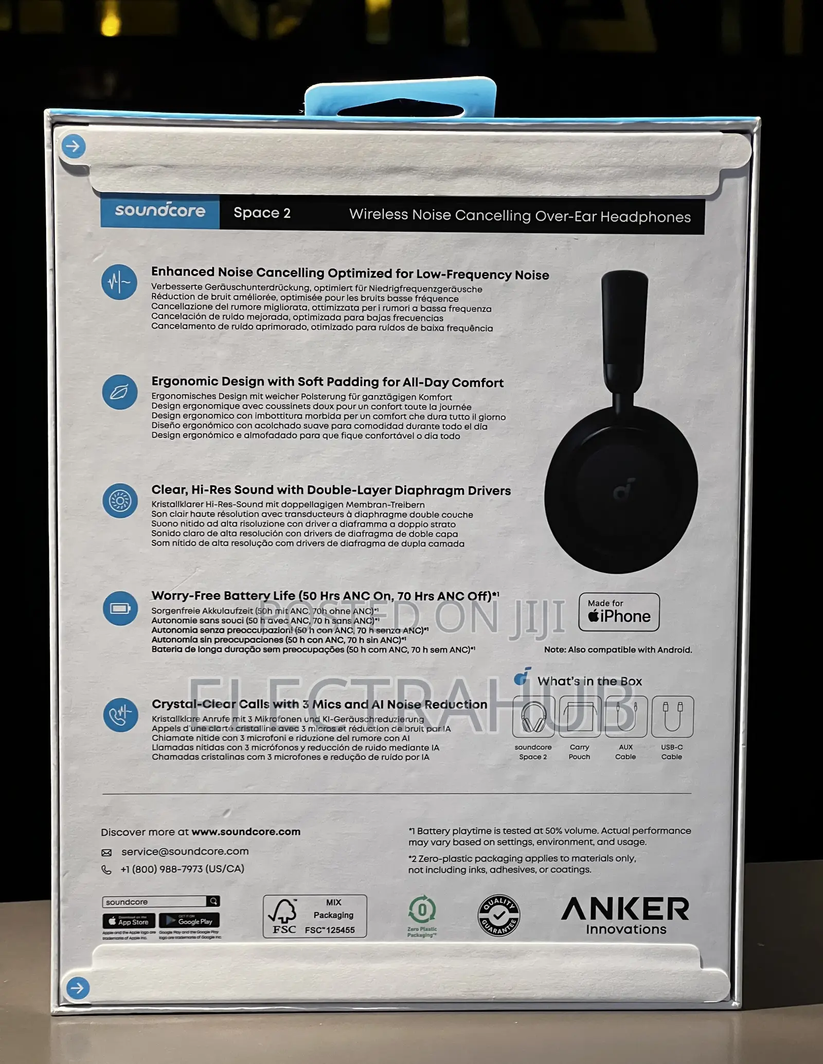 Anker Soundcore SpaceBuds 2 Wireless NC Headphones Brand New Sealed