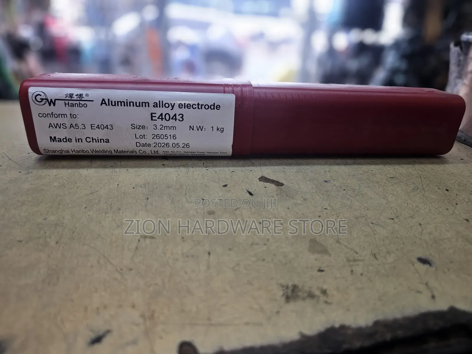 Alluminium Welding Rods 3.2mm/Alminium Rods