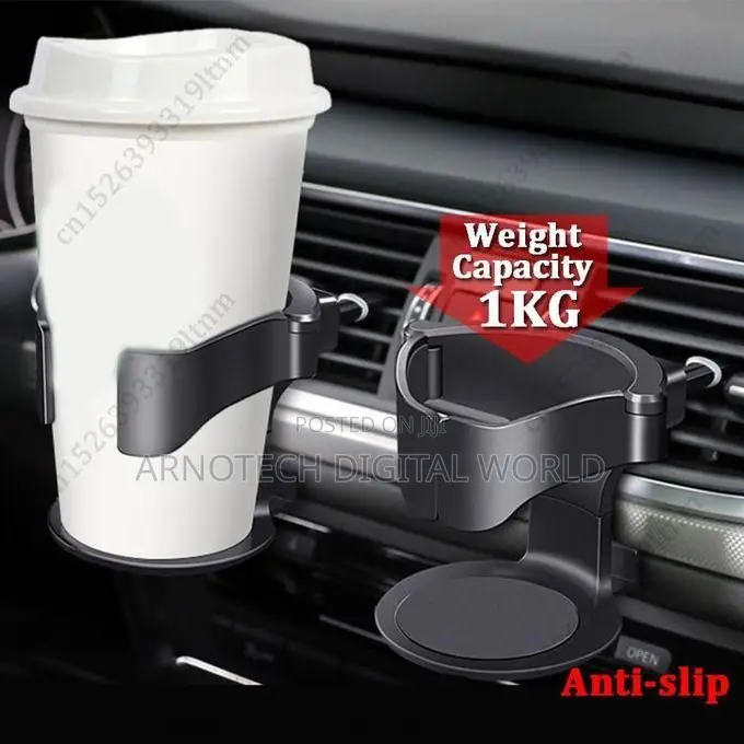 Adjustable CarVent Drink/Cup Holder, Water Bottle Holder, Drink Stand