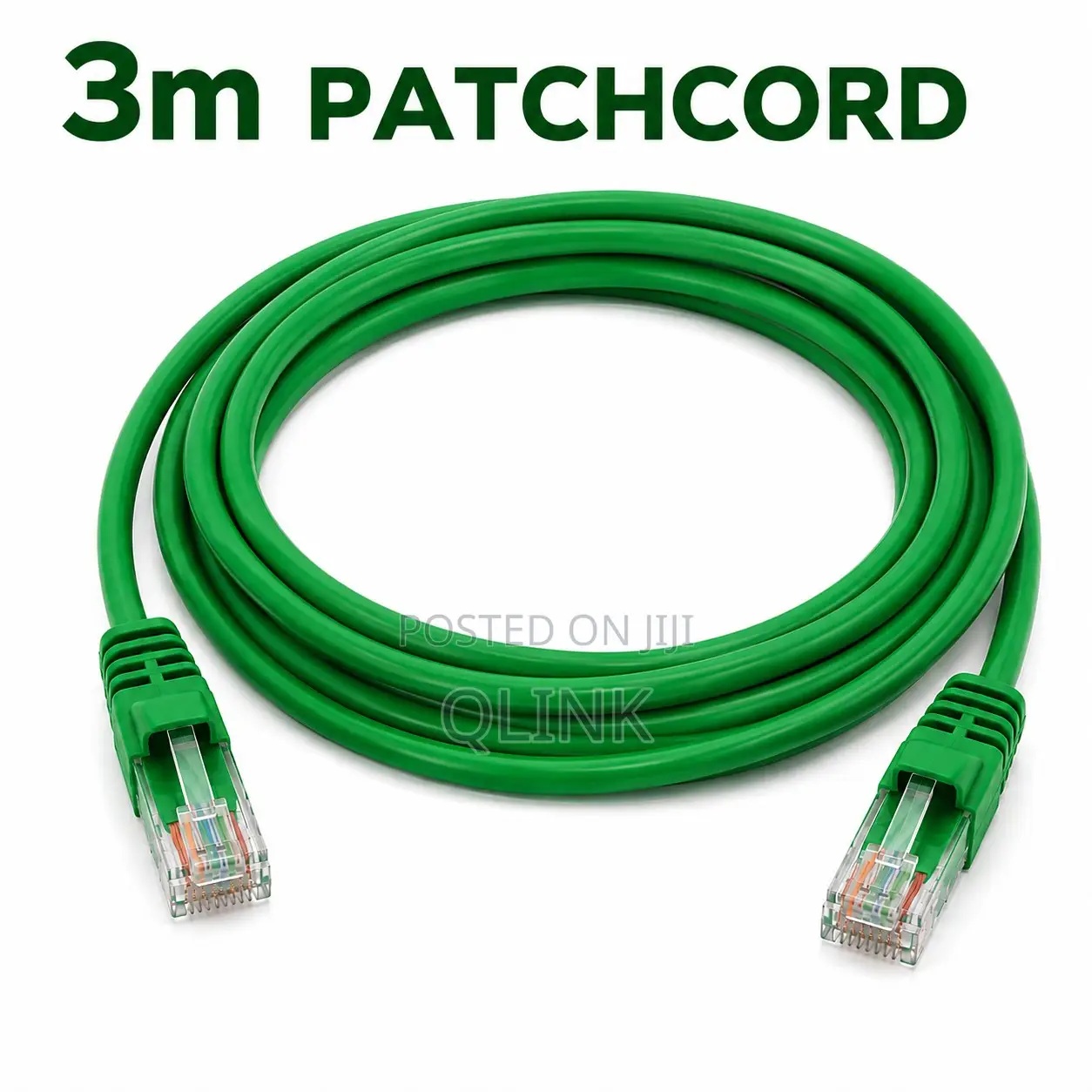 D-Link 3M CAT6 UTP Green Patch Cord