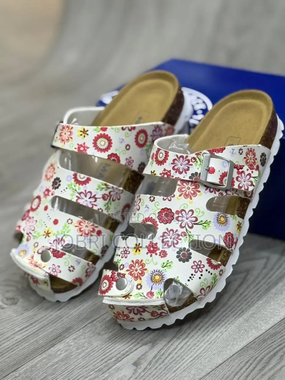 Ladies Multicolored Birkenstock Sandals