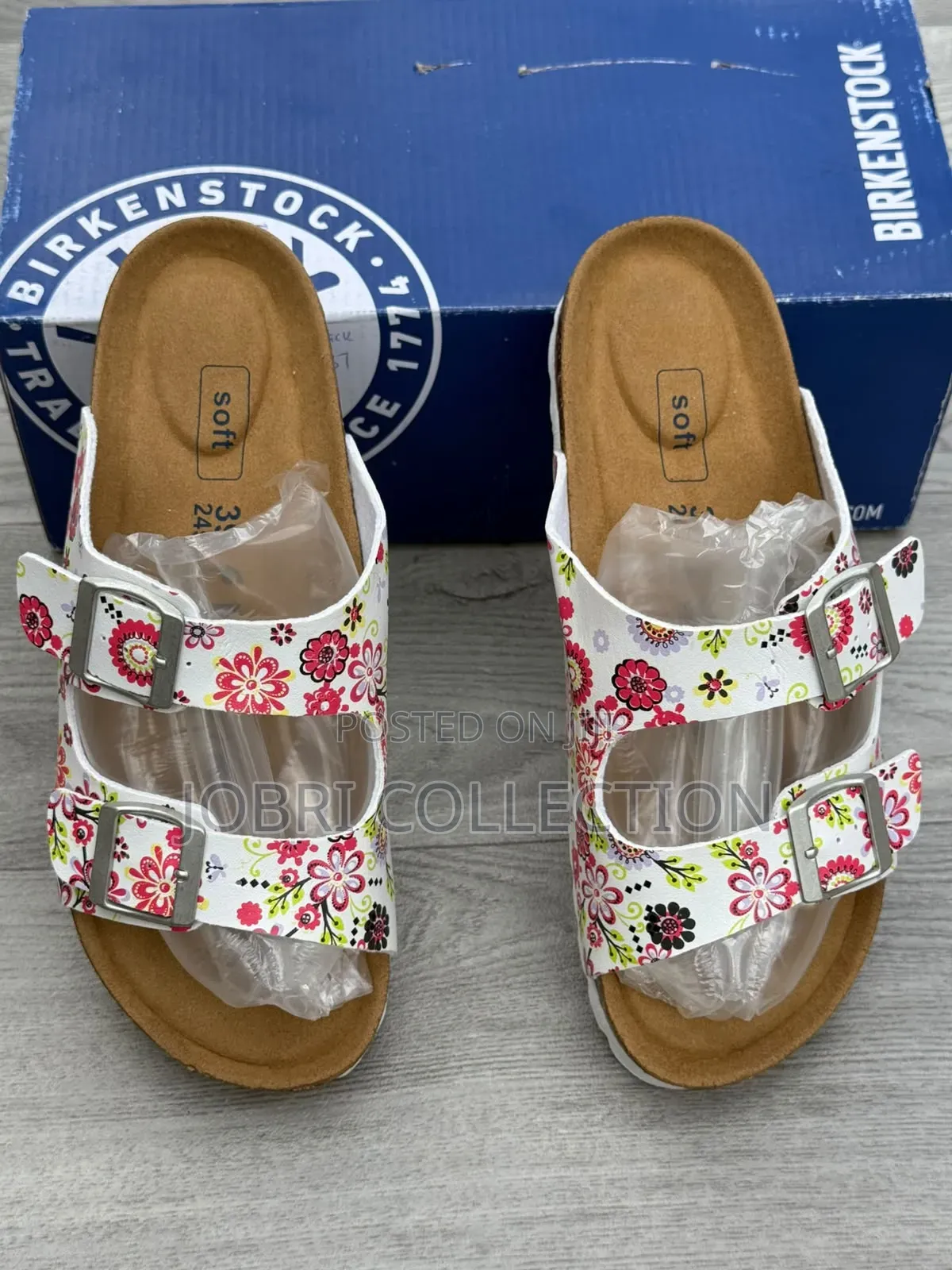 Ladies Multicolored Birkenstock Sandals
